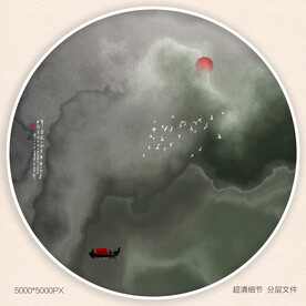 别墅玄关装饰画