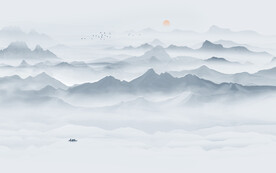 新中式意境山水画