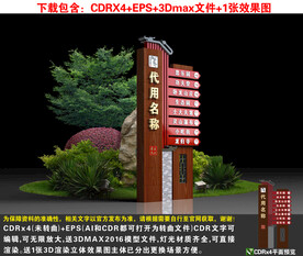 景区方向指示牌