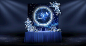 星空婚礼签到区