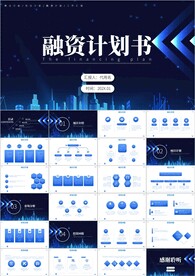 创业项目融资商业计划书ppt