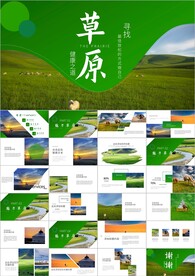 美丽草原内蒙古大草原PPT