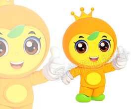 卡通橙子水果精灵高级立体版