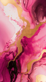 红色水墨金箔抽象背景