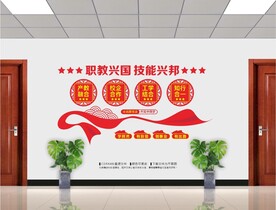 职业学校文化墙