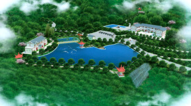 农庄效果图 鸟瞰图