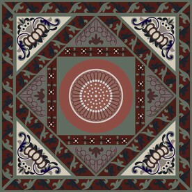 敦煌壁画西魏藻井图案