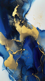 蓝色抽象金箔背景