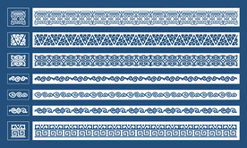 中式精美花纹边框