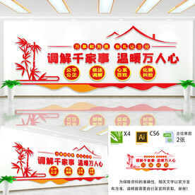 人民调解文化墙