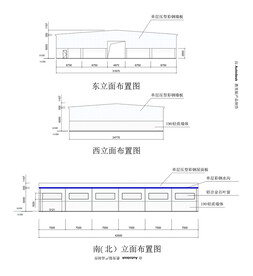 厂房立面施工图