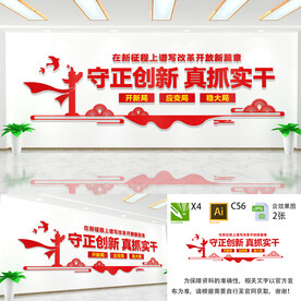 守正创新文化墙