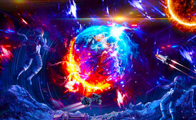 科技星空宇航员