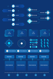 大屏可视化目录信息图