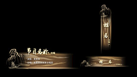 节目条 字幕条 人名条 