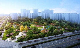 公园景观效果图