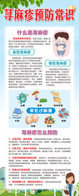 荨麻疹预防展架