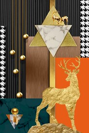 抽象艺术几何装饰画