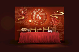 中式婚礼签到区