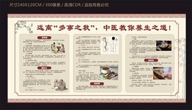 秋季中医教你养生之道宣传栏