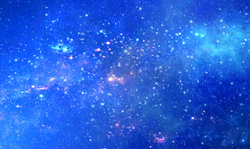 蓝色星空背景