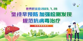 世界肝炎日展板