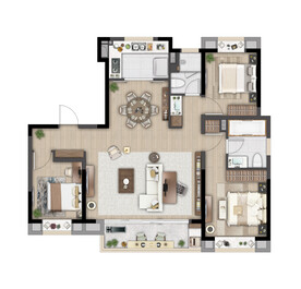 户型图 家配图 洋房图图片