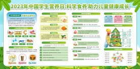 学生营养日宣传栏