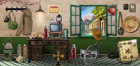 复古怀旧80后90后童年背景墙