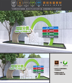 垃圾分类景观小品