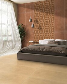 现代意式 卧室瓷砖岩板效果图