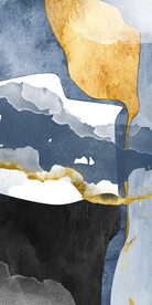 抽像几何背景装饰画