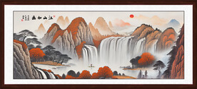 流水生财图