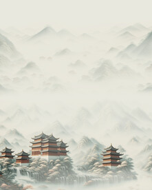 日式装饰画背景墙