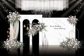 小清新婚礼背景