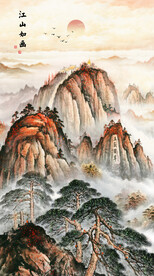 泰山日出五岳独尊