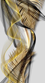 现代抽象线条画