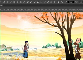 古代小伙被欺负上山拜师