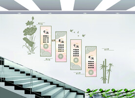 法治楼梯文化墙党建楼梯文化墙