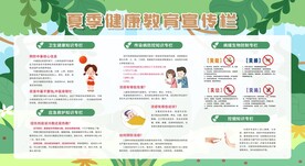 夏季健康教育宣传栏