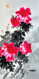 写意牡丹画