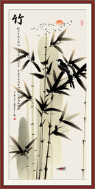 国画竹子