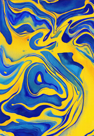 炫彩流体抽象画