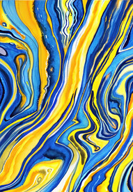 炫彩流体抽象背景