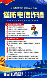 预防电信诈骗海报