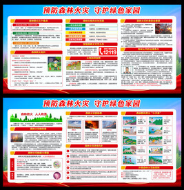 森林防火宣传海报