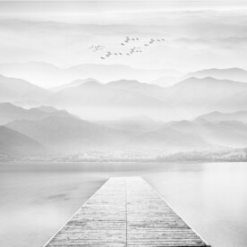 中式水墨玄关画