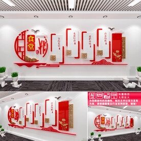 食堂文化墙