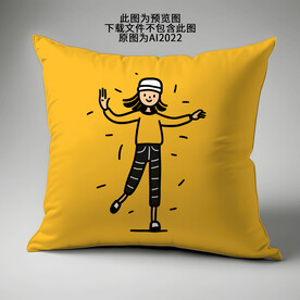 卡通人物抱枕