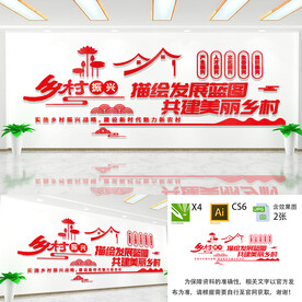 乡村振兴文化墙